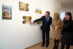 O Museo das Peregrinacións acolle unha exposición fotográfica sobre os Camiños de Santiago e de Kumano