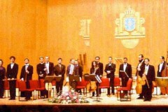 A RFG e o coro Capela Compostelana ante o reto de interpretar a Brahms